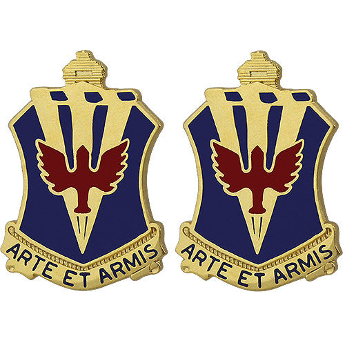 202nd ADA (Air Defense Artillery) Regiment Unit Crest (Arte Et Armis) Army Unit Crests