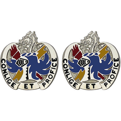 202nd Military Intelligence Battalion Unit Crest (Conlige Et Profice) Army Unit Crests