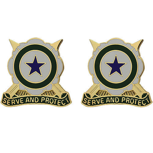 205th Military Police Battalion Unit Crest (Serve and Protect) Army Unit Crests