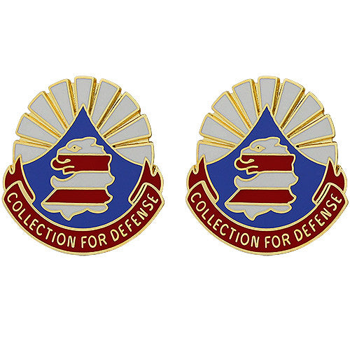 206th Military Intelligence Battalion Unit Crest (Collection for Defense) Army Unit Crests