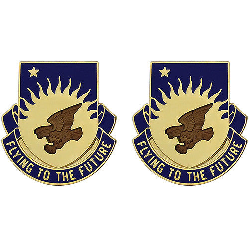 207th Aviation Regiment Unit Crest (Flying to the Future) Army Unit Crests