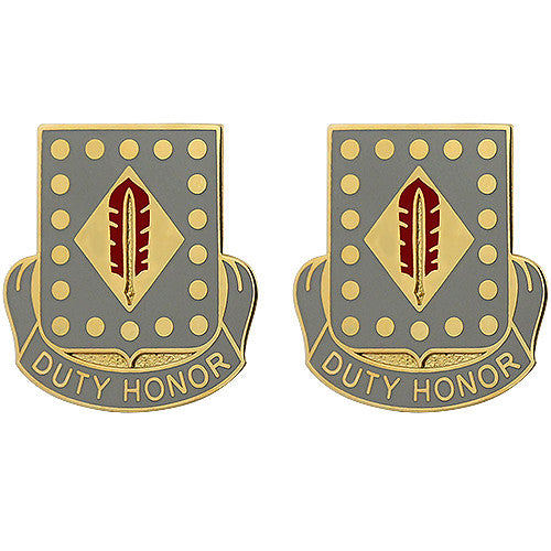 210th Finance Battalion Unit Crest (Duty Honor) Army Unit Crests