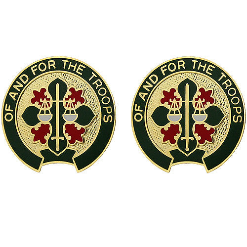 210th Military Police Battalion Unit Crest (Of and For the Troops) Army Unit Crests