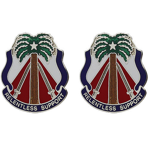 211th Support Group Unit Crest (Relentless Support) Army Unit Crests