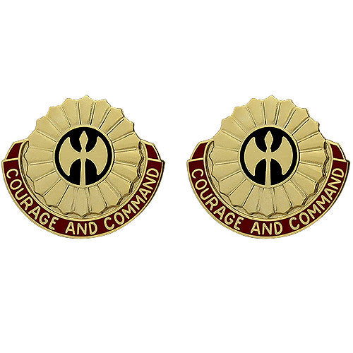 212th Fires Brigade Unit Crest (Courage and Command) Army Unit Crests