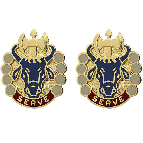 213th Quartermaster Battalion Unit Crest (Serve) Army Unit Crests
