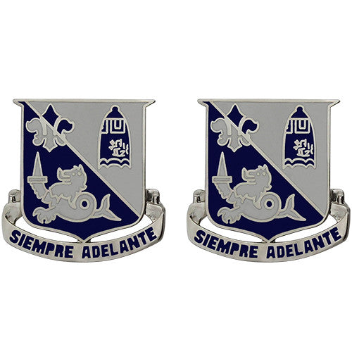 223rd Regiment Unit Crest (Siempre Adelante) Army Unit Crests