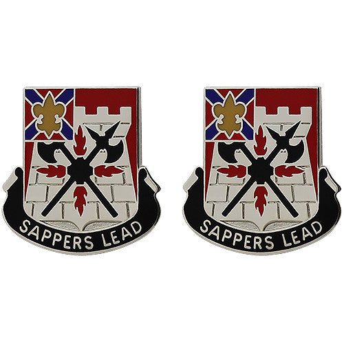 229th Engineer Battalion Unit Crest (Sappers Lead) Army Unit Crests