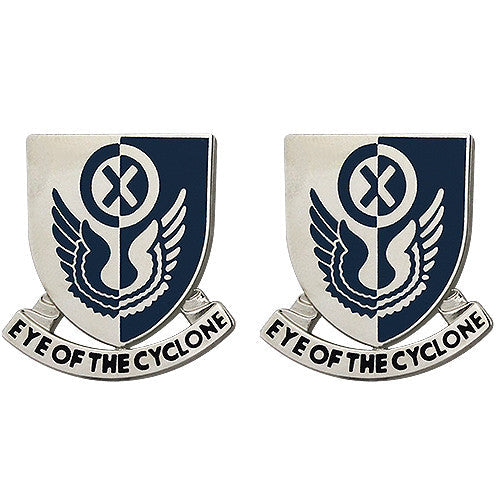 238th Aviation Regiment Unit Crest (Eye of the Cyclone) Army Unit Crests