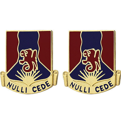 249th Regiment Unit Crest (Nulli Cede) Army Unit Crests