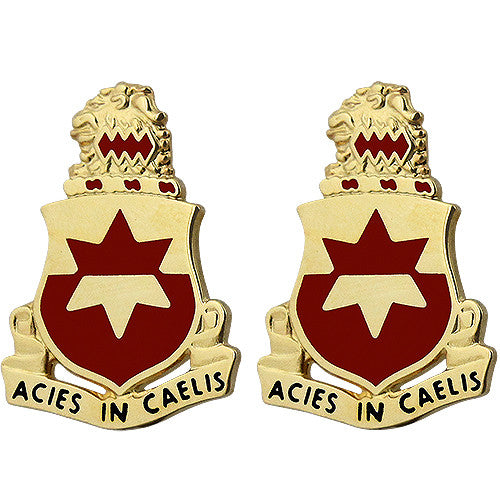 254th Regiment Unit Crest (Acies in Caelis) Army Unit Crests