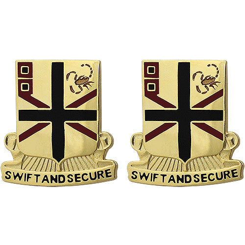 254th Transportation Battalion Unit Crest (Swift and Secure) Army Unit Crests