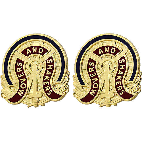 257th Transportation Battalion Unit Crest (Movers and Shakers) Army Unit Crests