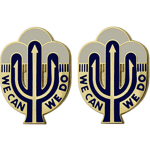 158th Maneuver Enhancement Brigade Unit Crest (We Can We Do) Army Unit Crests