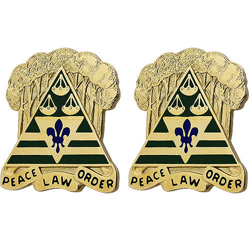 260th Military Police Command Unit Crest (Peace Law Order) Army Unit Crests
