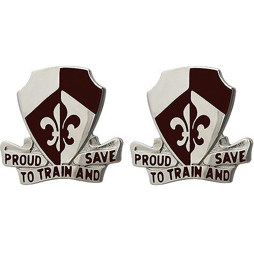 261st Medical Battalion Unit Crest (Proud to Train and Save) Army Unit Crests