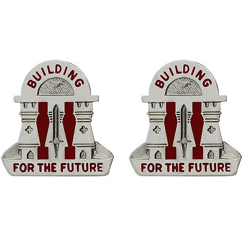 265th Support Group Unit Crest (Building for the Future) Army Unit Crests