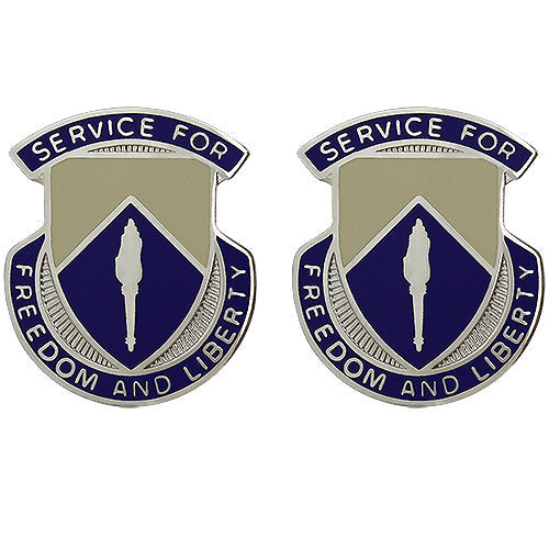 277th Support Battalion Unit Crest (Service for Freedom and Liberty) Army Unit Crests