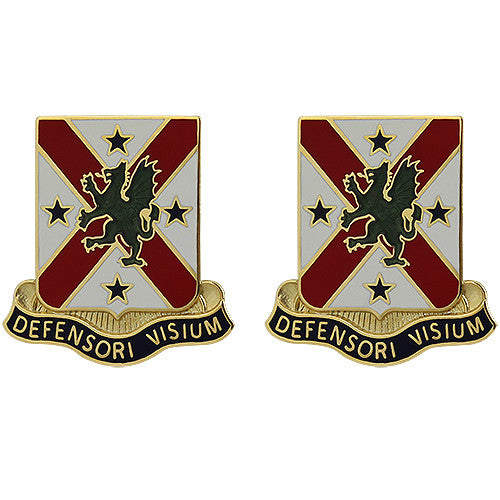 278th Chemical Battalion Unit Crest (Defensori Visium) Army Unit Crests