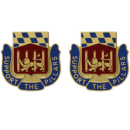 282nd Support Battalion Unit Crest (Support the Pillars) Army Unit Crests