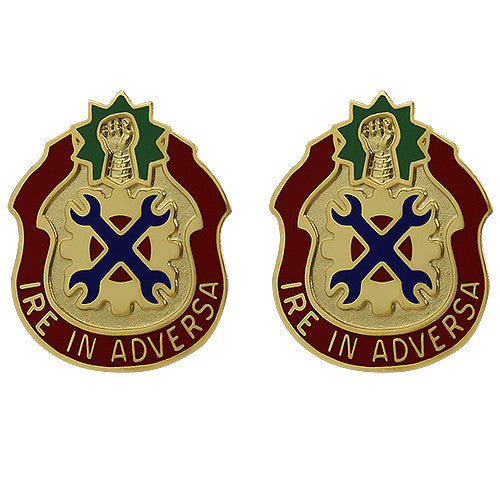 298th Support Battalion Unit Crest (Ire In Adversa) Army Unit Crests