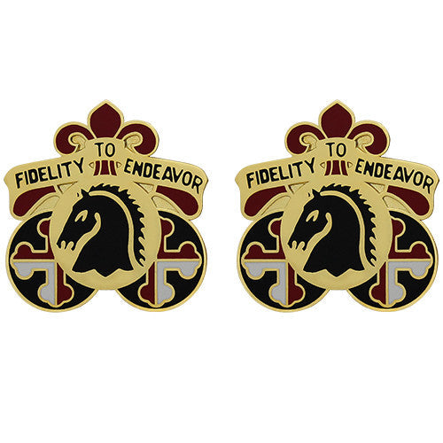 300th Sustainment Brigade Unit Crest (Fidelity to Endeavor) Army Unit Crests