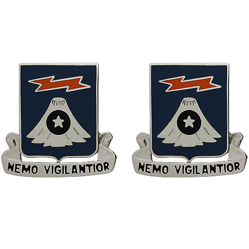 306th Military Intelligence Battalion Unit Crest (Nemo Vigilantior) Army Unit Crests