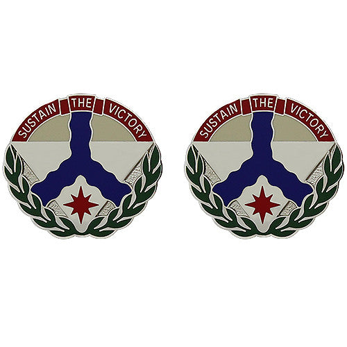 316th Sustainment Command Unit Crest (Sustain the Victory) Army Unit Crests
