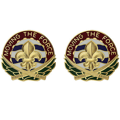 318th Transportation Agency Unit Crest (Moving the Force) Army Unit Crests