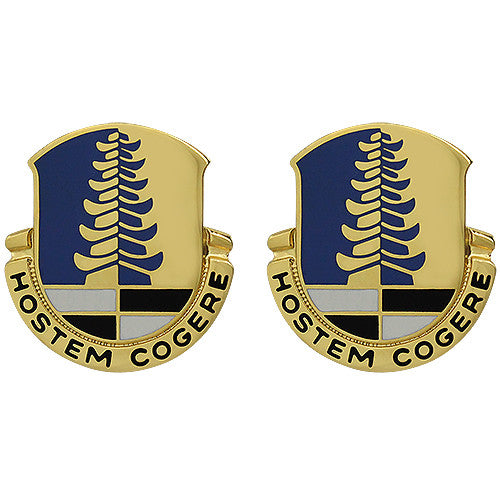 319th Military Intelligence Battalion Unit Crest (Hostem Cogere) Army Unit Crests
