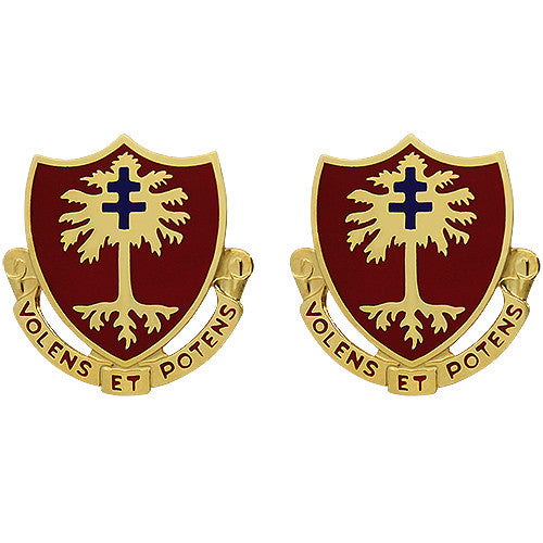 320th Field Artillery Regiment Unit Crest (Volens Et Potens) Army Unit Crests