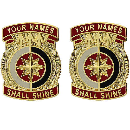 321st Sustainment Brigade Unit Crest (Your Names Shall Shine) Army Unit Crests