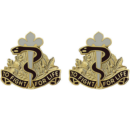 325th Combat Support Hospital Unit Crest (To Fight for Life) Army Unit Crests