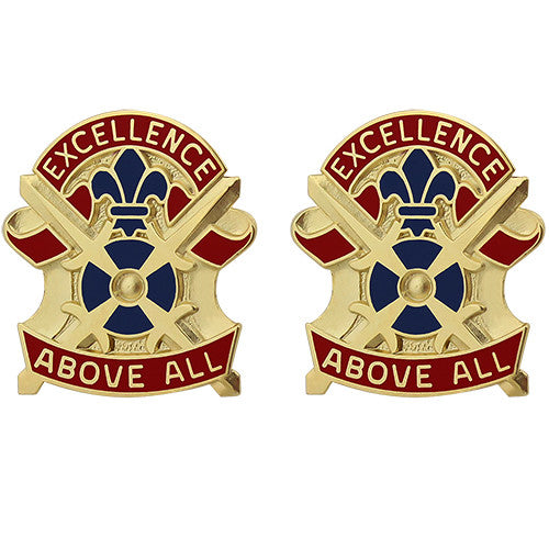 381st Replacement Battalion Unit Crest (Excellence Above All) Army Unit Crests