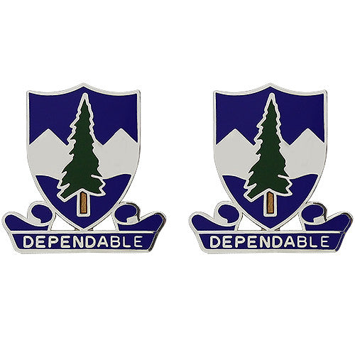 383rd Regiment Unit Crest (Dependable) Army Unit Crests