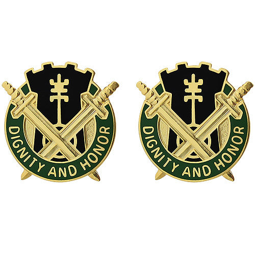 391st Military Police Battalion Unit Crest (Dignity and Honor) Army Unit Crests
