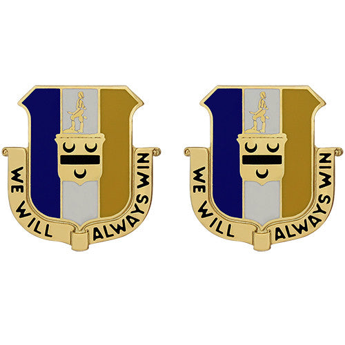 391st Regiment Unit Crest (We Will Always Win) Army Unit Crests