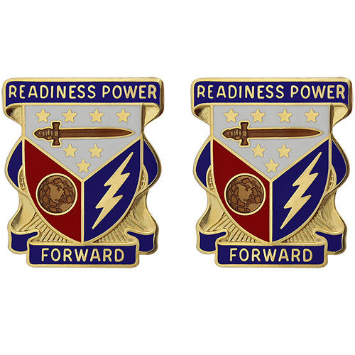 402nd Support Brigade Unit Crest (Readiness Power Forward) Army Unit Crests