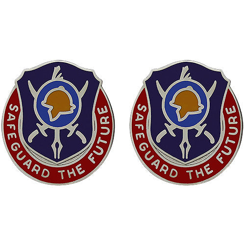 404th Civil Affairs Battalion Unit Crest (Safeguard the Future) Army Unit Crests