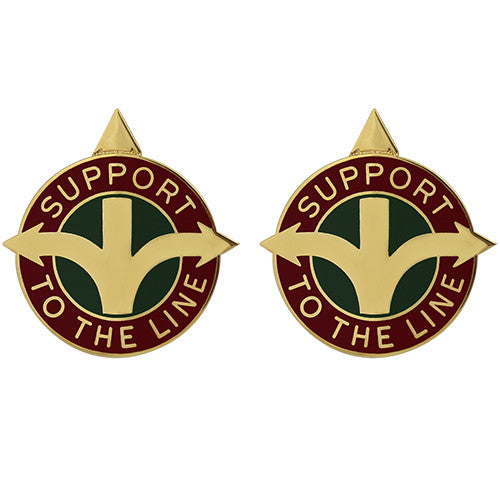 419th Transportation Battalion Unit Crest (Support to the Line) Army Unit Crests