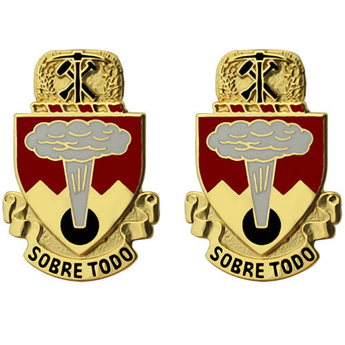 421st Regiment Unit Crest (Sobre Todo) Army Unit Crests