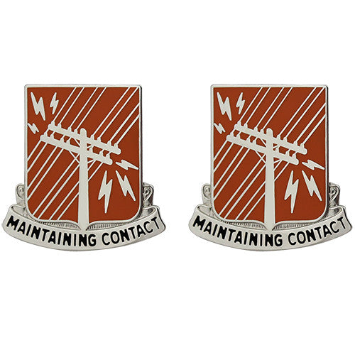 440th Signal Battalion Unit Crest (Maintaining Contact) Army Unit Crests