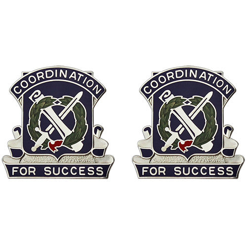 443rd Civil Affairs Battalion Unit Crest (Coordination for Success) Army Unit Crests