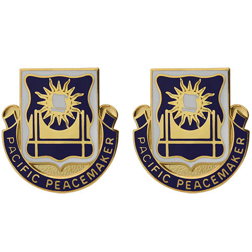 445th Civil Affairs Battalion Unit Crest (Pacific Peacemaker) Army Unit Crests