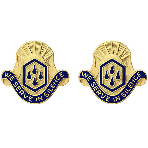 464th Chemical Brigade Unit Crest (We Serve in Silence) Army Unit Crests