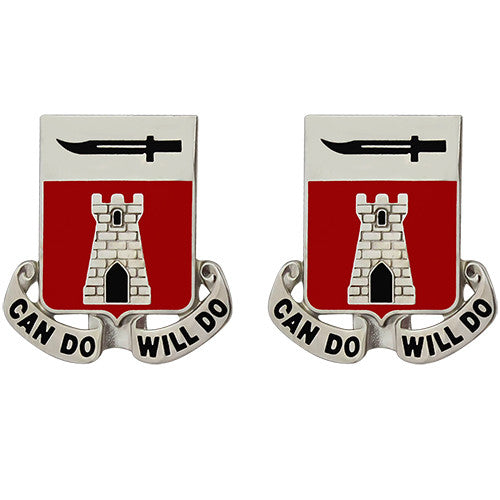 467th Engineer Battalion Unit Crest (Can Do Will Do) Army Unit Crests
