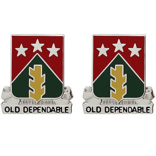 473rd Quartermaster Battalion Unit Crest (Old Dependable) Army Unit Crests