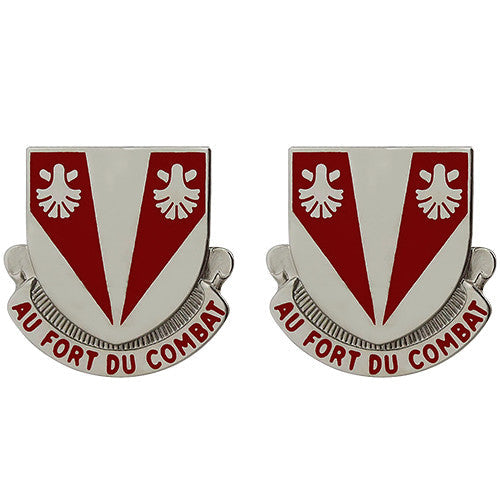489th Engineer Battalion Unit Crest (Au Fort Du Combat) Army Unit Crests