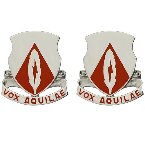 501st Signal Battalion Unit Crest (Vox Aquilae) Army Unit Crests