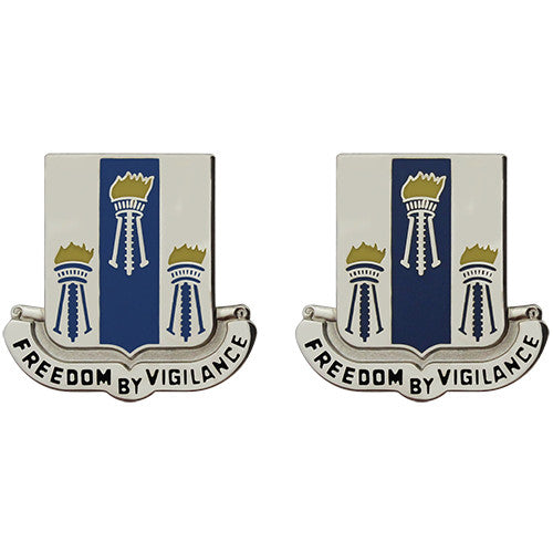 502nd Military Intelligence Battalion Unit Crest (Freedom by Vigilance) Army Unit Crests